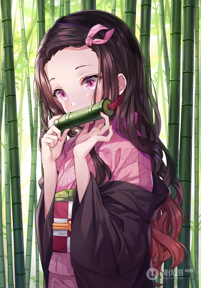 动漫《鬼灭之刃》女主角灶门祢豆子图片