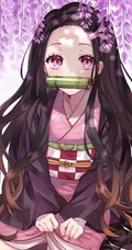 动漫《鬼灭之刃》女主角灶门祢豆子图片