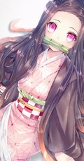 动漫《鬼灭之刃》女主角灶门祢豆子图片