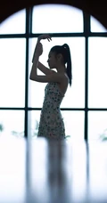 张慧雯气质肩带亮片连衣裙礼服温婉动人写真图片