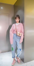 沈梦辰休闲穿搭风格魅力写真图片