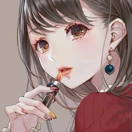 线条手绘，动漫男女插画类的头像图片