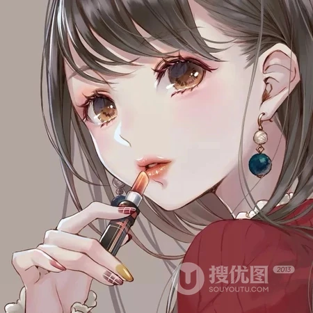 线条手绘，动漫男女插画类的头像图片