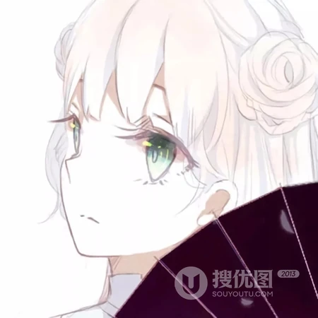 线条手绘，动漫男女插画类的头像图片