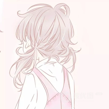 线条手绘，动漫男女插画类的头像图片