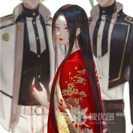 朱砂红妆待君迎，吾心已许君一人，唯美的古代红妆新娘头像
