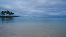 夕阳照射着大海的唯美景象电脑壁纸图片