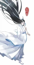 长发飘飘非常有创意的《魔道祖师》人物壁纸