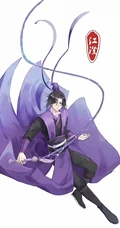 长发飘飘非常有创意的《魔道祖师》人物壁纸