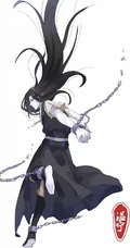长发飘飘非常有创意的《魔道祖师》人物壁纸