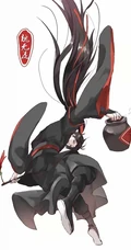 长发飘飘非常有创意的《魔道祖师》人物壁纸