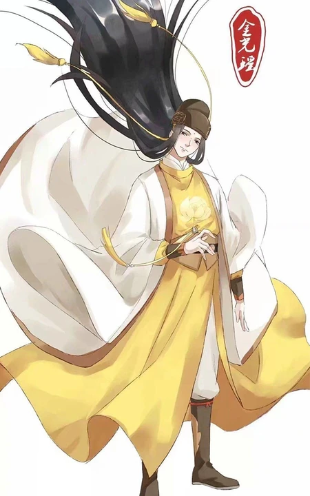 长发飘飘非常有创意的《魔道祖师》人物壁纸