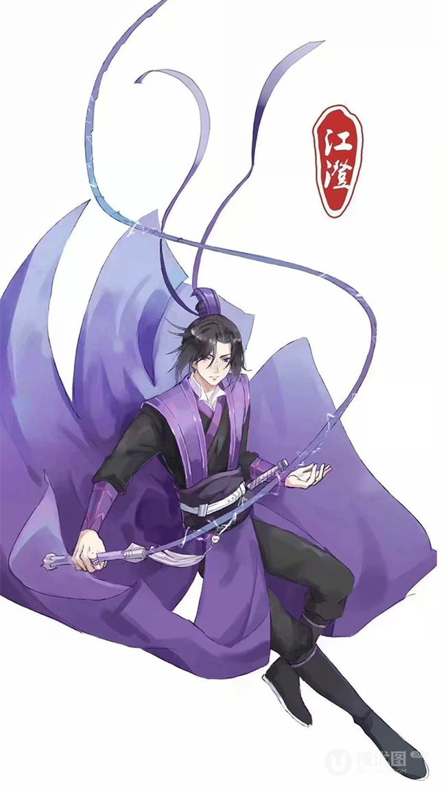 长发飘飘非常有创意的《魔道祖师》人物壁纸