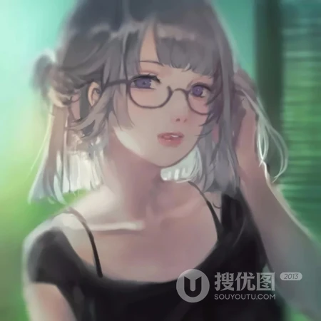 闺蜜专属头像系列_动漫大眼萌妹