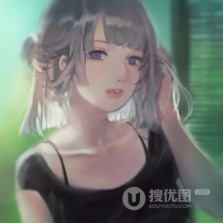 闺蜜专属头像系列_动漫大眼萌妹