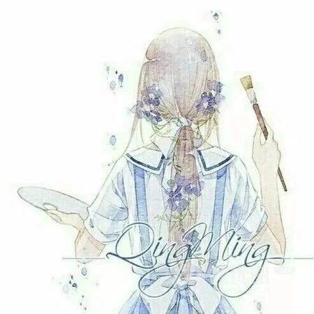 闺蜜系列头像_手绘线条的女生背影头像图片