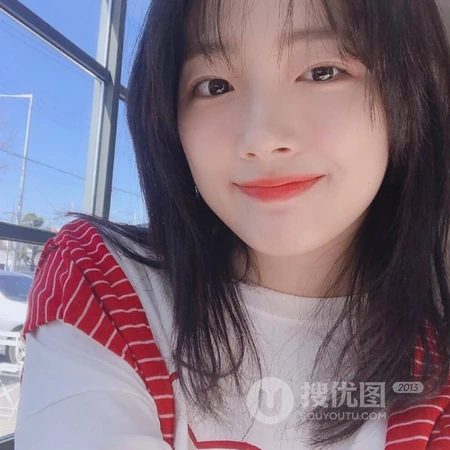 清纯，小清新的长发女生头像图片