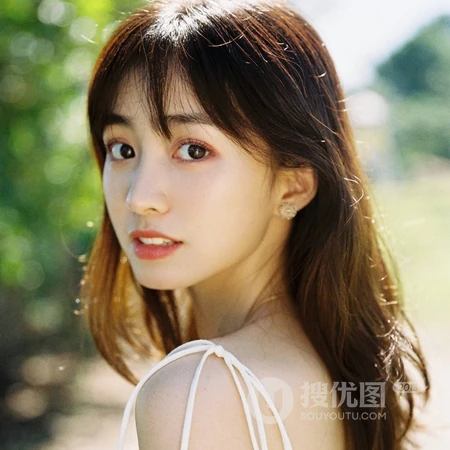 清纯，小清新的长发女生头像图片