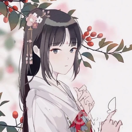 唯美的手绘古风女生的头像