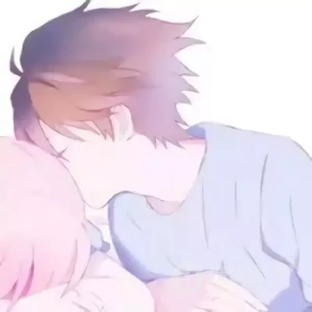 潮流一人一半男女生情侣头像图片