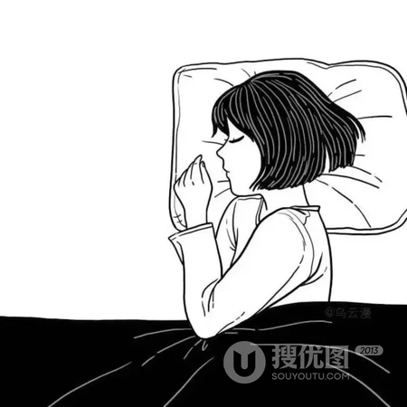 线条简约较有个性的男女生头像