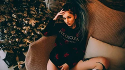 性感的圣诞欧美美女高清壁纸下载