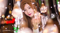 圣诞节专属壁纸，圣诞服装扮的美女们
