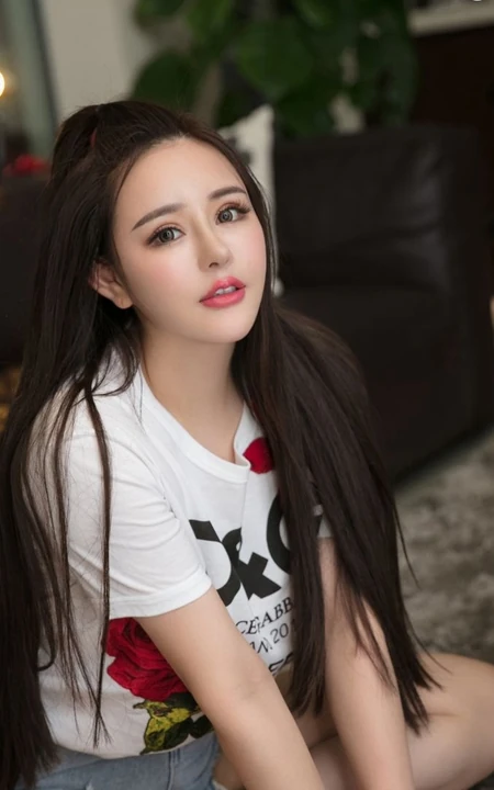 匀称型女生杨安娜气质紧身裙，裤写真图片，包裹不住的匀称身形