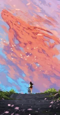 脑洞大开的奇幻插画手机壁纸图片
