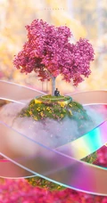 脑洞大开的奇幻插画手机壁纸图片