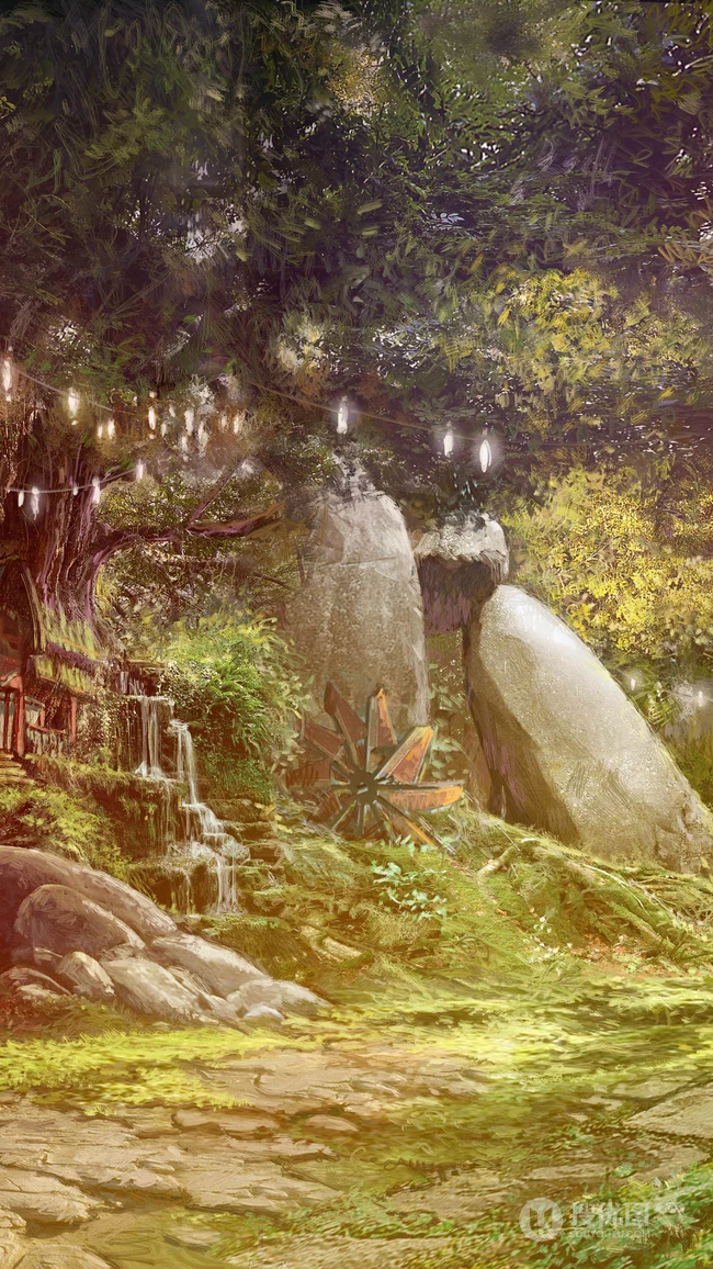 脑洞大开的奇幻插画手机壁纸图片