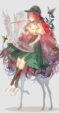奇特幻想，富有艺术气息的动漫插画作品手机壁纸