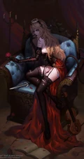 刺客，战士，兽人等奇幻动漫插画手机壁纸