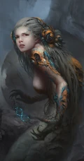 刺客，战士，兽人等奇幻动漫插画手机壁纸