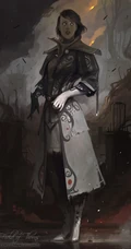 幻想艺术，艺术手法剑客战士等油画插画壁纸作品