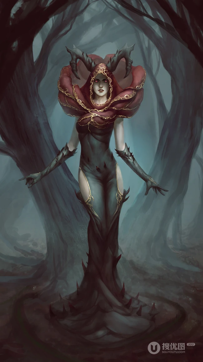 幻想艺术，艺术手法剑客战士等油画插画壁纸作品