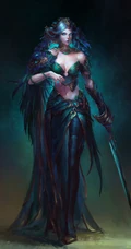 创意欧洲古代女战士，剑士等插画壁纸