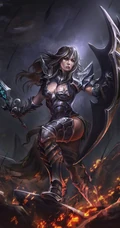 创意欧洲古代女战士，剑士等插画壁纸