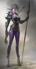 创意欧洲古代女战士，剑士等插画壁纸