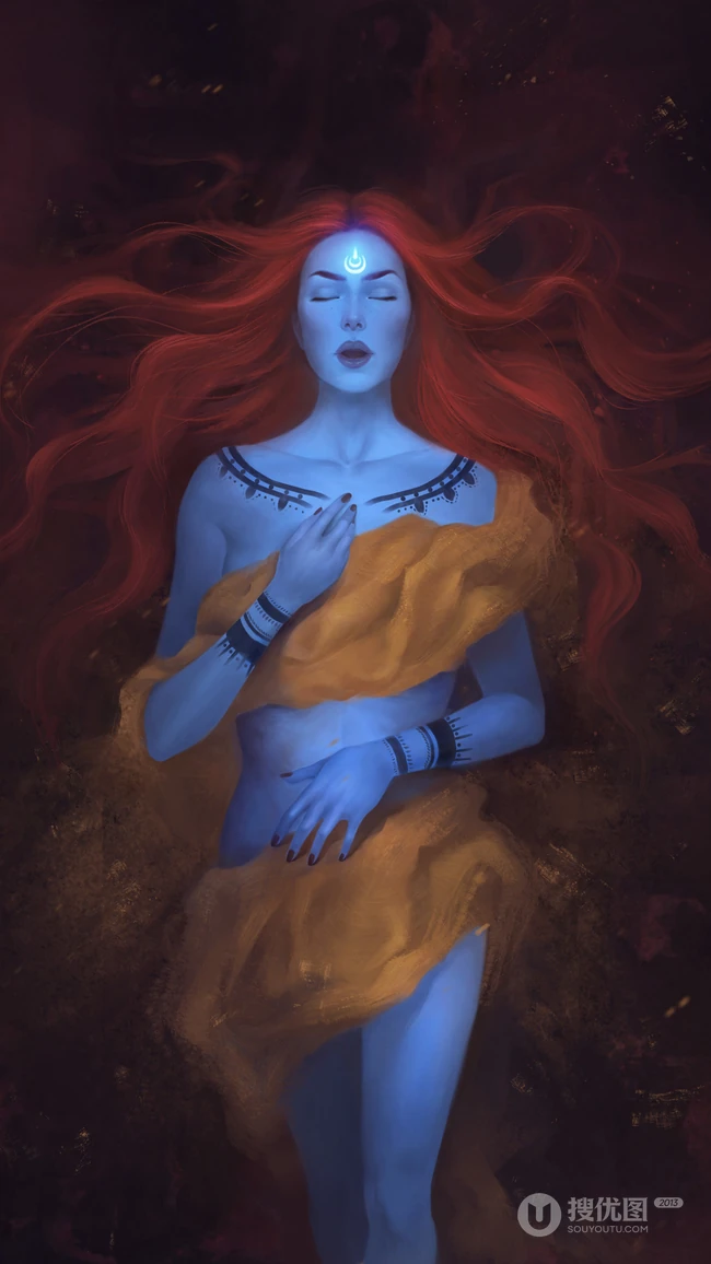 奇幻画风系列手绘动漫插画作品壁纸四