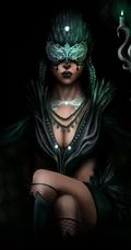 幻想派画风的动漫人物，怪兽等插画类手机壁纸六