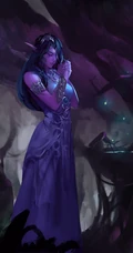 幻想派画风的动漫人物，怪兽等插画类手机壁纸六