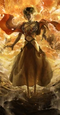 幻想派画风的动漫人物，怪兽等插画类手机壁纸六