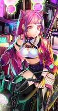 充满科技感的唯美动漫机甲美女，美女战士2K屏手机壁纸