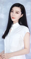 范冰冰白衣带扣衬衫裙优雅写真图片