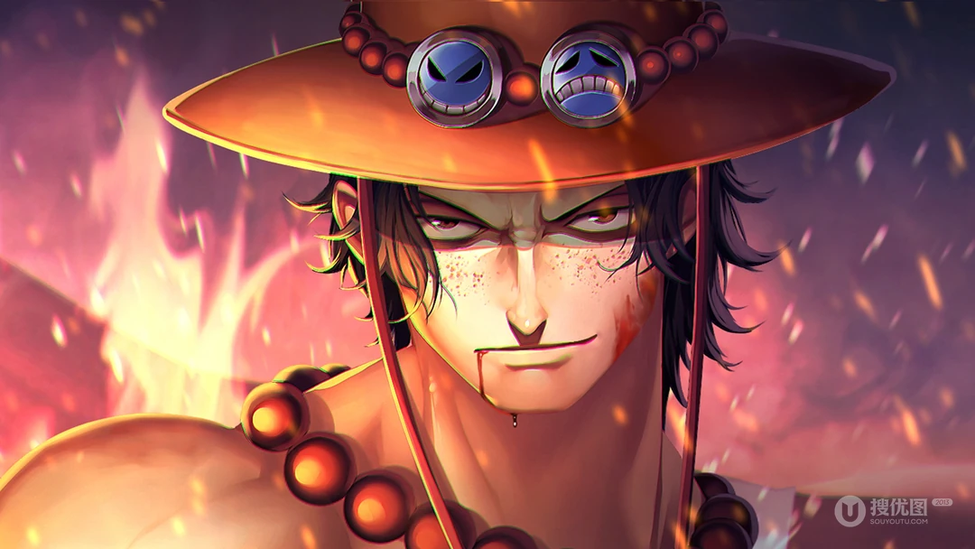 海贼王路飞的结义兄弟波特卡斯&middot;D&middot;艾斯个人壁纸