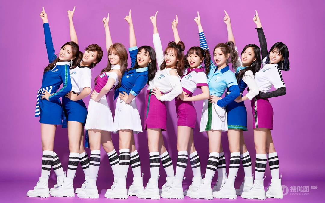 韩国娱乐女子团体Twice写真壁纸