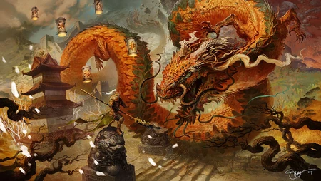 中国的远古神兽&ldquo;龙&rdquo;的高清壁纸图片