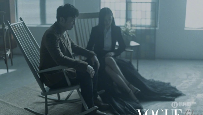 杨幂、雷佳音木调灵魂主题《VOGUE服饰与美容》杂志写真