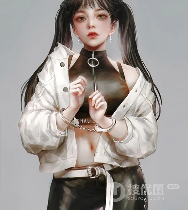 可做头像的动漫女生图片，P站画师Shal.E插画作品